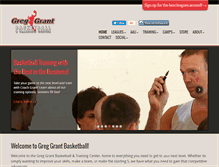 Tablet Screenshot of greggrantbasketball.com